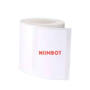 لیبل حرارتی پرینتر نیمبات B21 اصلی رنگ سفید سایز 40 در30میلی‌متر
