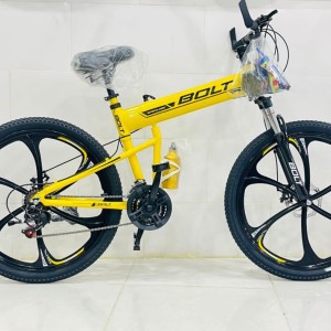 دوچرخه تاشو توریستی فول آلمینیومی بولت همراه با چند هدیه