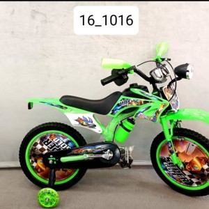 دوچرخه  16 موتوری کایان بایک با کیت صدای موتور چرخ کمک چراغ دار