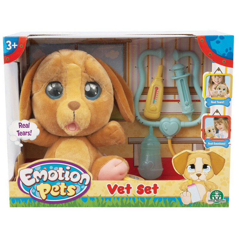 عروسک جیوچی پرزیوزی مدل سگ Emotion Pets Vet Set