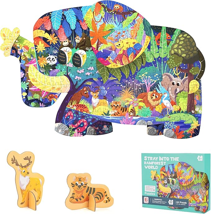 پازل دنیای جنگل بارانی 287 تکه