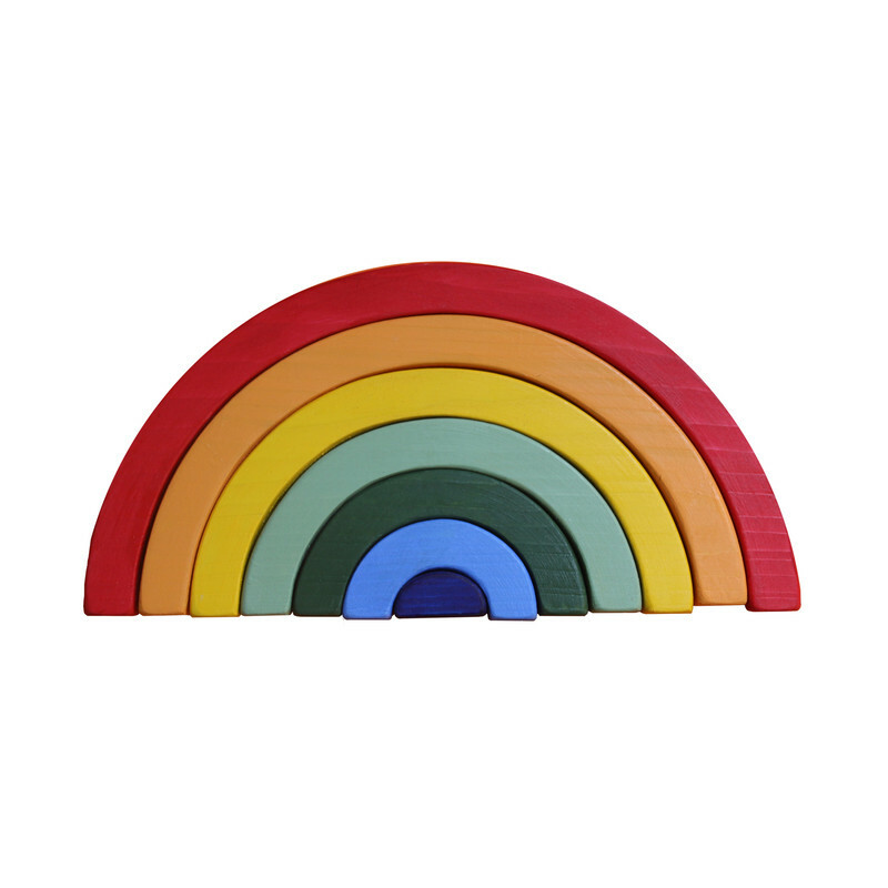 اسباب بازی چوبی مدل رنگین کمان