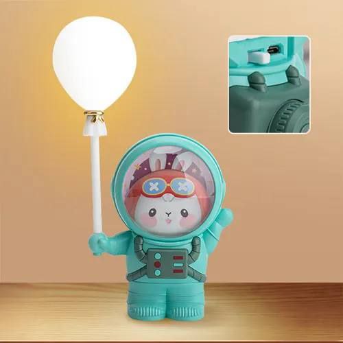 چراغ مطالعه چراغ خواب تراش دار طرح خرگوش فضانورد