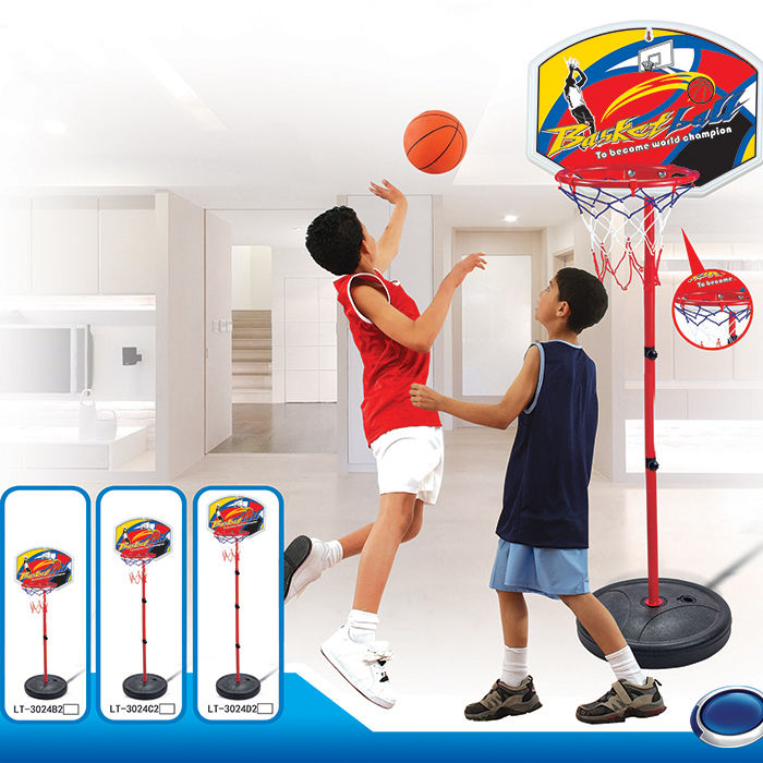 حلقه بسکتبال کودک پایه‌دار قابل تنظیم