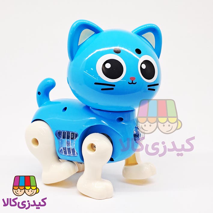 گربه موزیکال چراغ‌دار باتری‌خور مدل Animal Big Family | متحرک و راه‌رونده