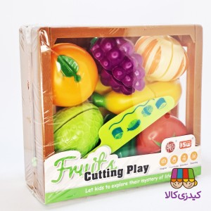 اسباب بازی ست میوه برشی 10 قطعه ای