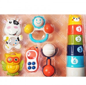 ست جغجغه 6 عددی به همراه برج هوش کد BM1004