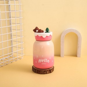 فلاسک استیل طرح خرس تنبل Lazy Bear