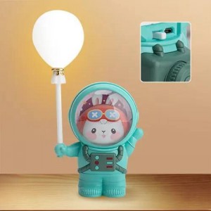 چراغ مطالعه چراغ خواب تراش دار طرح خرگوش فضانورد