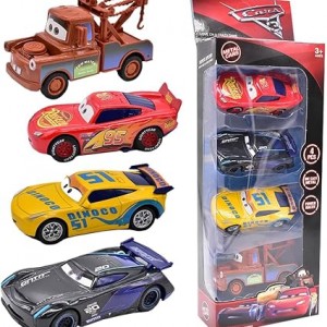 مجموعه ۴ عددی ماشین فلزی مک‌ کوئین