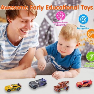 مجموعه ۴ عددی ماشین فلزی مک‌ کوئین