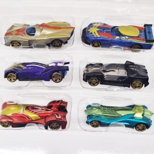 ست 6 عددی ماشین فلزی قهرمانان (Justice League vs Avengers)