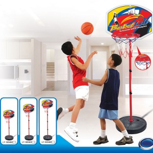 حلقه بسکتبال کودک پایه‌دار قابل تنظیم