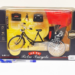 دوچرخه فلزی کالسکه‌ای مدل کلاسیک | مقیاس 1:8