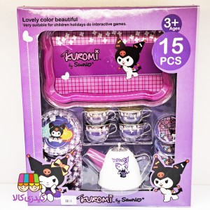 ست ظرف فلزی کرومی ۱۵ تکه طرح کرومی