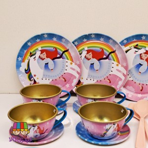ست ظرف فلزی یونیکورن ۱۵ تکه