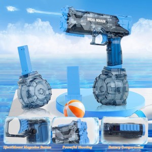 تفنگ آبپاش شارژی شفاف مدل ICE MOUSE – کد 915