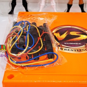 رینگ بازی کشتی کج با ۴ فیگور اکشن