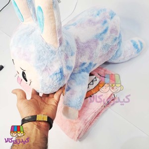 پتو بالشتی طرح لبوبو خوابیده 40 سانتی