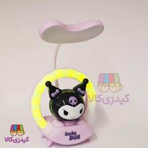 چراغ مطالعه و چراغ خواب شارژی کرومی مدل Lucky Doll
