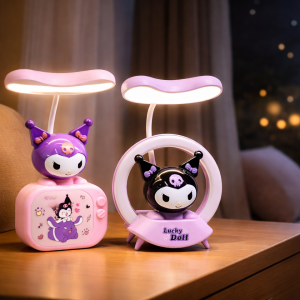 چراغ مطالعه و چراغ خواب شارژی کرومی مدل Lucky Doll