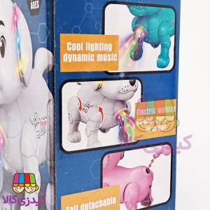 سگ موزیکال باتری‌خور چراغ‌دار مدل Smart Dog | متحرک و راه‌رونده
