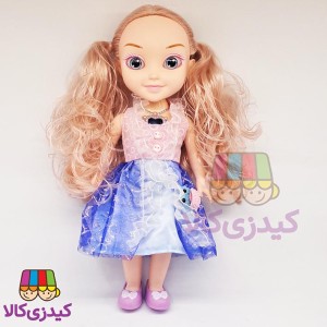 عروسک موزیکال آنا 35 سانتی‌متری چراغدار باتری‌خور