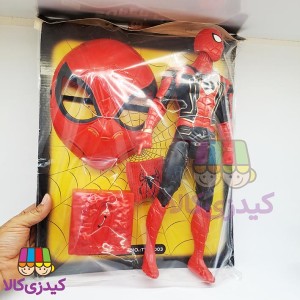 ست مرد عنکبوتی شامل فیگور، ماسک و مچ‌بند