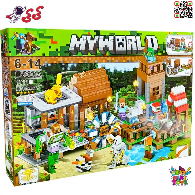 لگو ماینکرافت خانه سازی 1011 قطعه با 4 مینی‌فیگور LB6000A