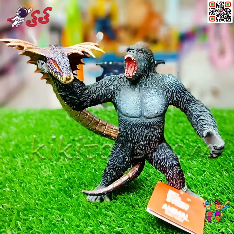 فیگور حیوانات گوریل و اژدها اورجینال از برند Earth Story مدل X3099