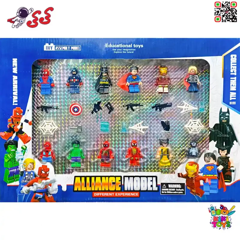 مینی‌فیگورهای لگویی ابرقهرمانی پک 12 عددی