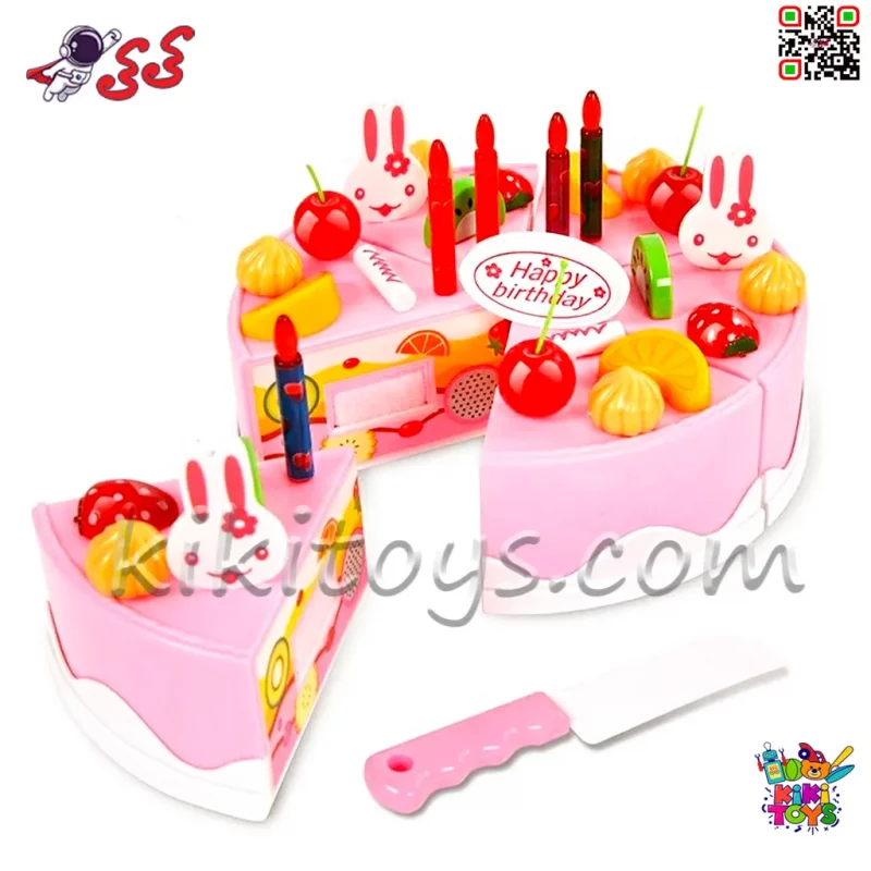 اسباب‌بازی کیک تولد برشی با شمع موزیکال مدل 889-21A