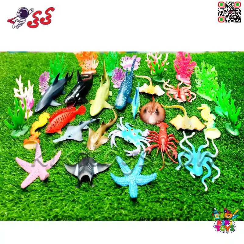 حیوانات دریایی اسباب بازی 33 عددی برند Earth Story X1085