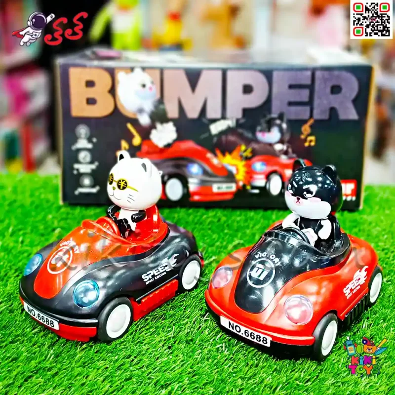 ماشین کنترلی ضربه‌ای پرتابی نشکن مدل CATAPULT BUMPER CAR 1018