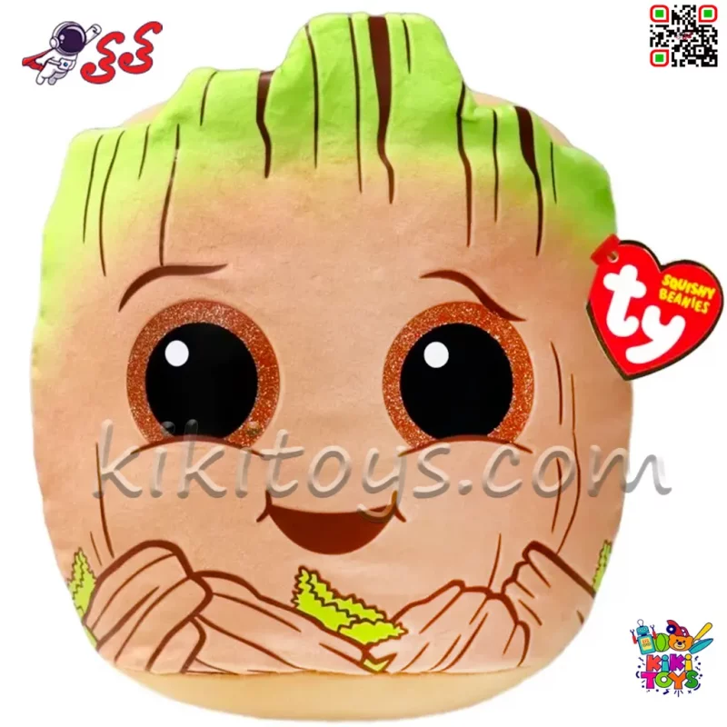 عروسک پولیشی اورجینال گروت مارول | کوسن نرم 35 سانتی‌متری مدل TY