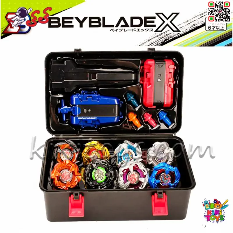 فرفره انفجاری BEYBLADE X – پک ۸ عددی از سری جدید و حرفه‌ای