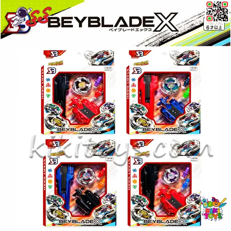 فرفره انفجاری سری جدید BEYBLADE X مدل BB218 + پرتابگر نخ‌کش و ژیروسکوپ