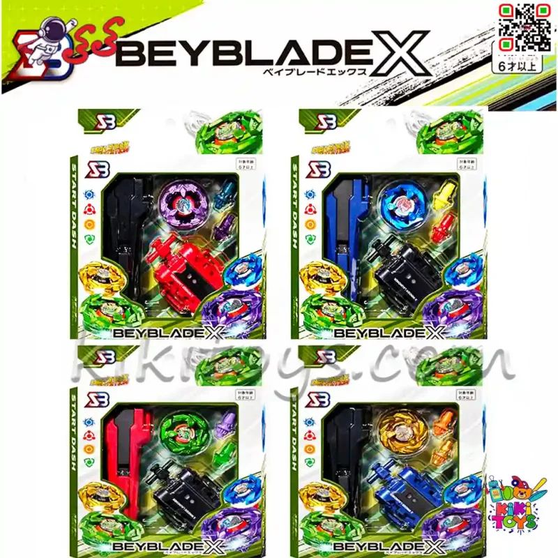 فرفره انفجاری سری جدید BEYBLADE X مدل BB238 + پرتابگر نخ‌کش و ژیروسکوپ