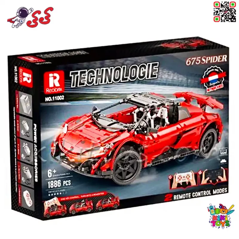 لگو ماشین کنترلی مک لارن سوپر اسپرت اسپایدر MACLAREN SENNA مدل REOBRIX 11002