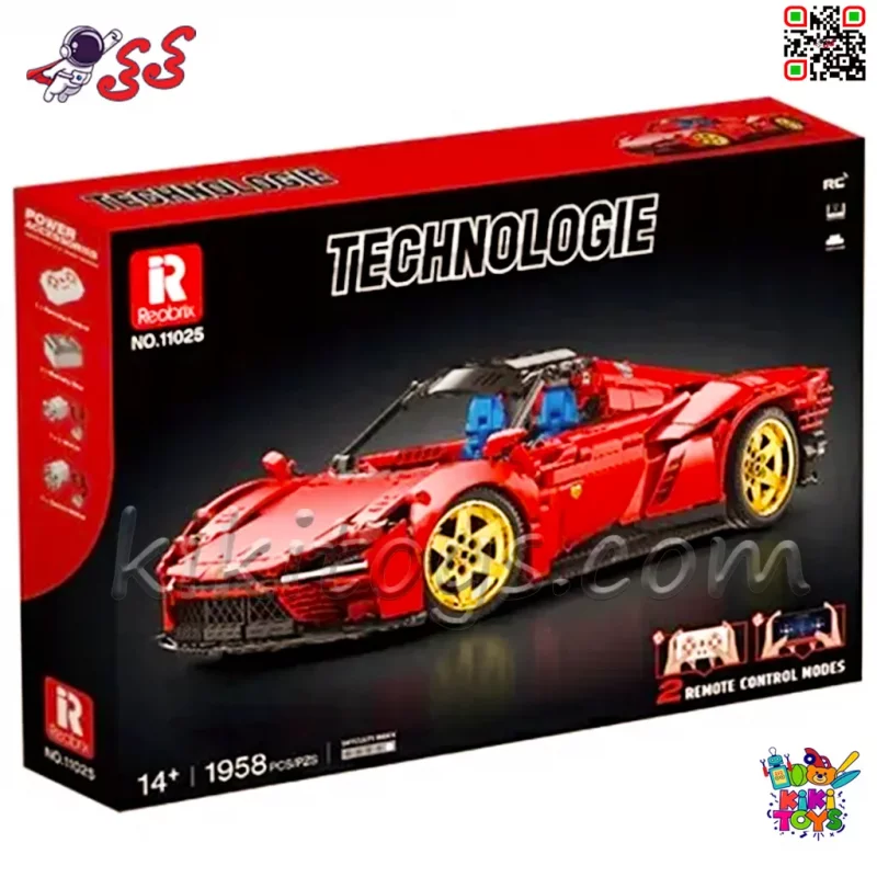 لگو ماشین کنترلی فراری سوپر اسپرت دیتونا Ferrari SP3 مدل REOBRIX 11025
