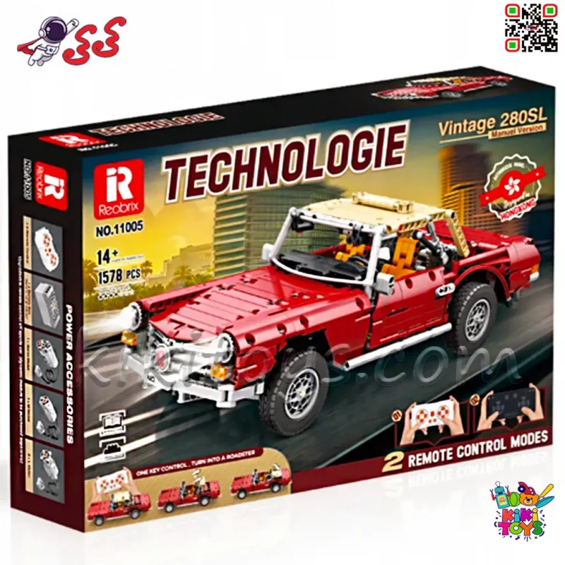 لگو ماشین کنترلی کلاسیک مرسدس بنز وینتیج Mercedes-Benz Vintage مدل REOBRIX 11005