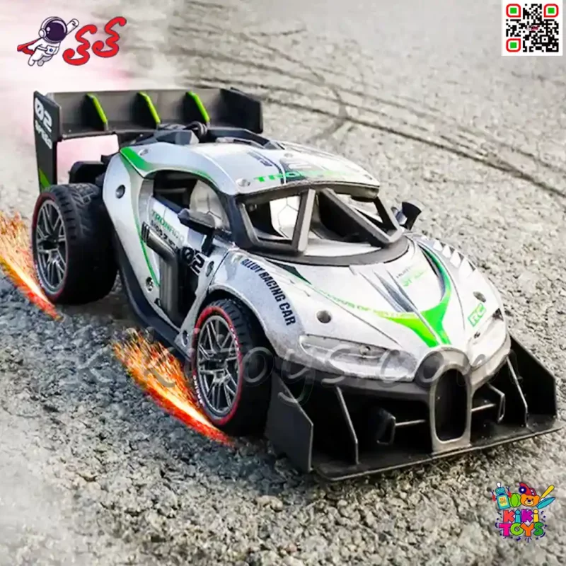 اسباب بازی ماشین فلزی کنترلی دودزا شارژی بوگاتی METAL CAR 6875