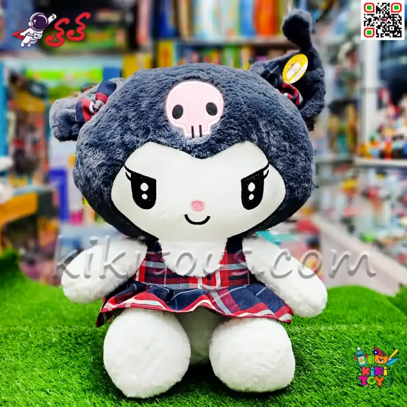 عروسک پولیشی کرومی پیراهن چهارخونه