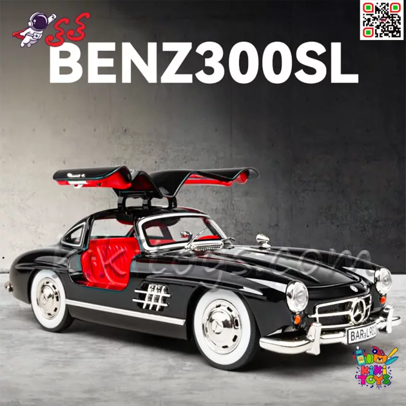 ماکت ماشین فلزی مرسدس بنز کلاسیک 300 Benz SL مقیاس 1:24