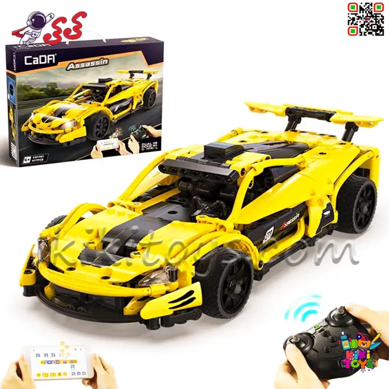 لگو تکنیک ماشین مزدا مسابقهای برند کادا مدل Assassin کد C51101W – سوپر اسپرت کنترلی با ریموت و اپلیکیشن موبایل