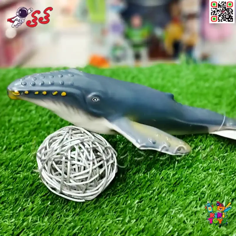 فیگور نهنگ اسباب‌بازی حیوانات دریایی برند UCOK سیلیکونی نرم