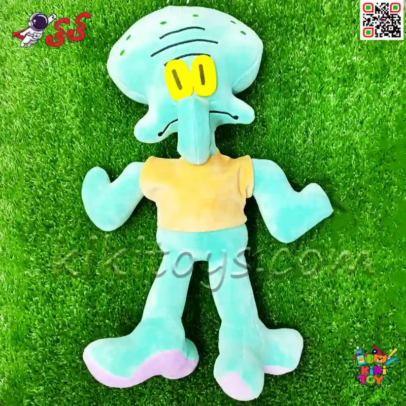 ست عروسک پولیشی شخصیت‌های باب اسفنجی – گری، اختاپوس، پلانکتون و آقای خرچنگ