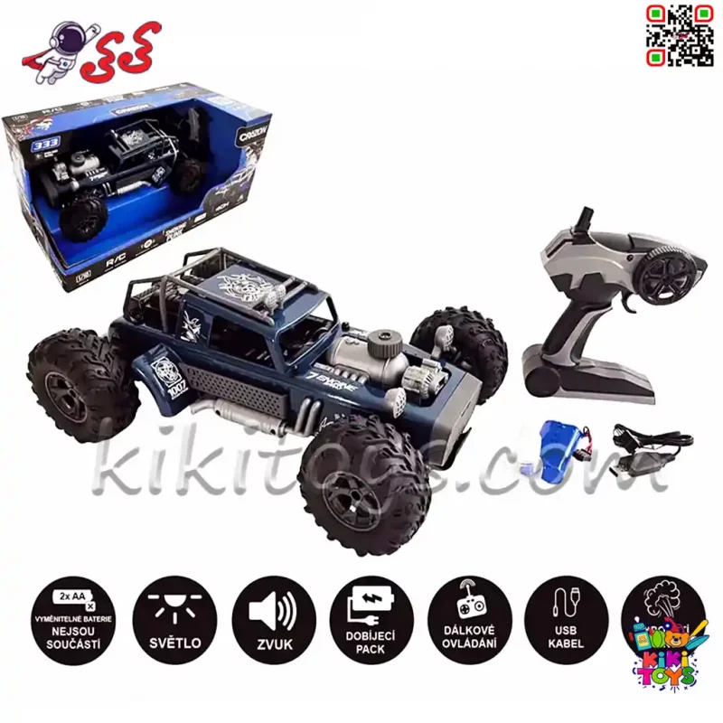 ماشین کنترلی حرفه‌ای دودزا آفرود کرایزن Smoking Punk مقیاس 1/10 مدل CRAZON YC21121 – سرعتی، شارژی، طراحی خاص