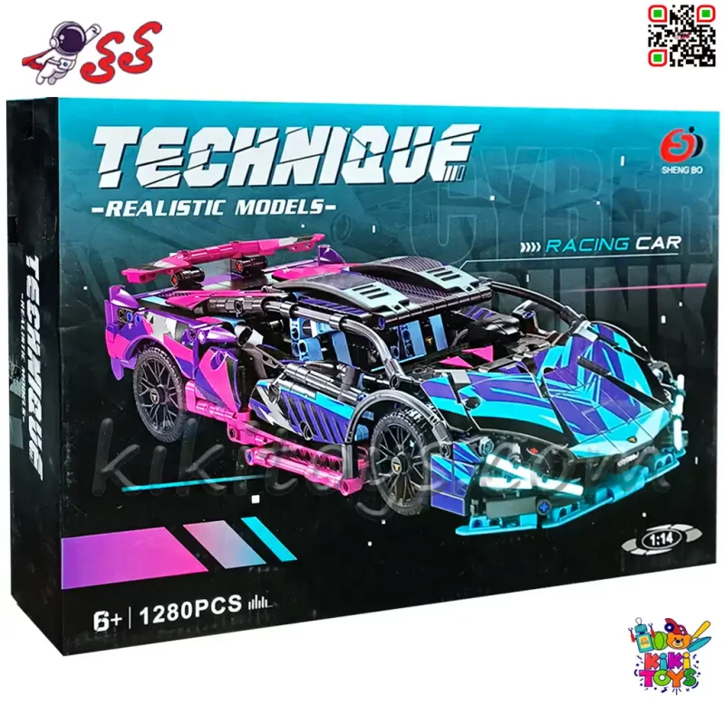 لگو ماشین لامبورگینی وننو LAMBORGHINI Veneno مدل S7604 – ساختنی تکنیک 1280 قطعه