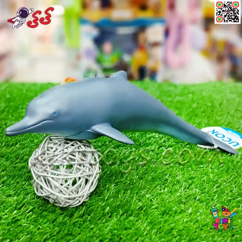 فیگور دلفین حیوانات دریایی اسباب بازی سیلیکونی نرم Dolphin